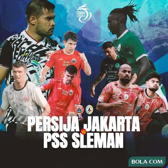 BRI Liga 1 - Duel Antarlini - Persija Jakarta Vs PSS Sleman