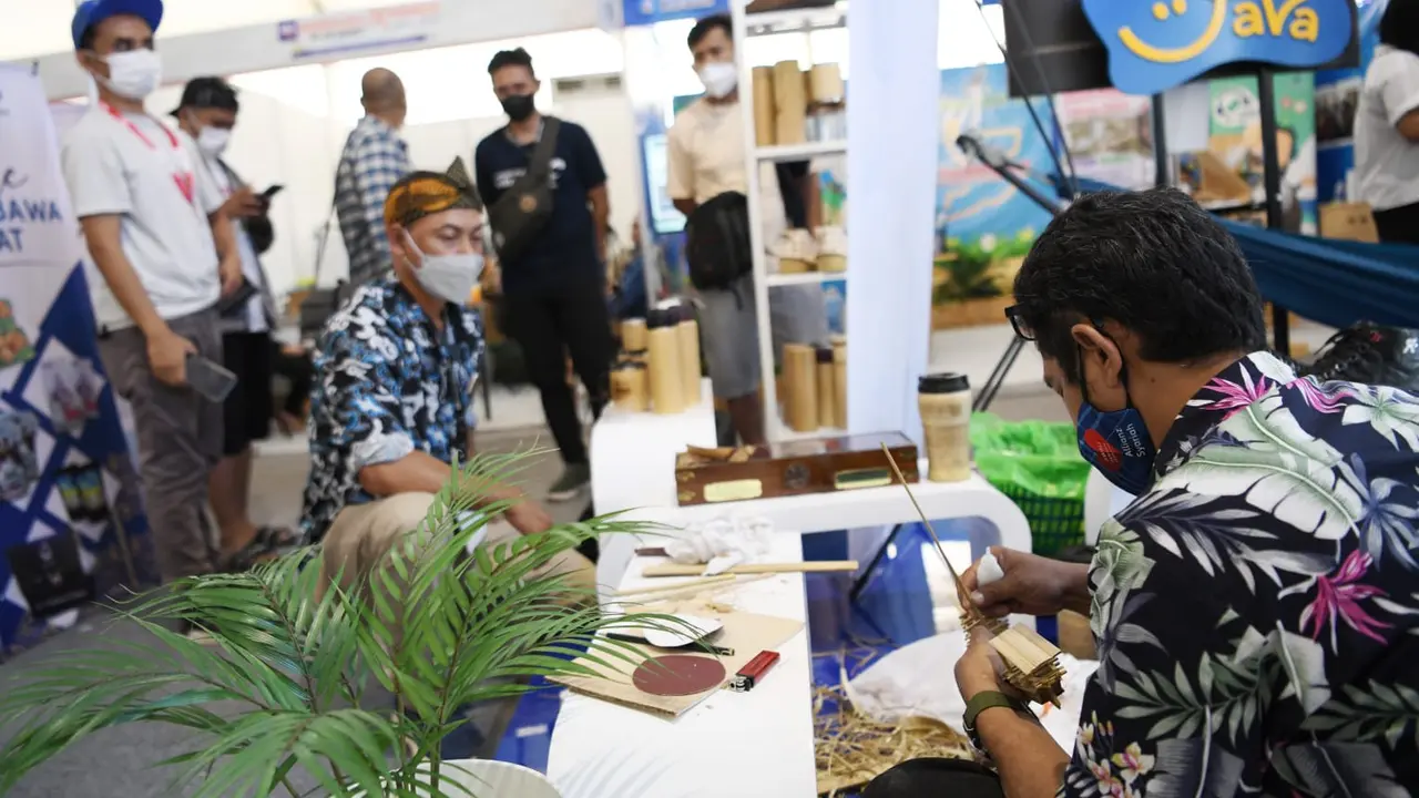 Sejumlah Produk Pesantren dan UMKM Jabar Ludes Terjual di Mandalika Experience Expo 2022