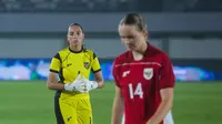 Kiper Timnas Indonesia Putri, Iris de Rouw (Bola.com/Muhammad Iqbal Ichsan).