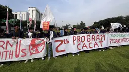 Demo di Tugu Tani, BEM UI Bawa Lima Tuntutan