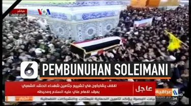 Presiden AS Donald Trump mengatakan bahwa serangan drone yang menewaskan Komandan Pasukan Elit Pasukan Quds Iran, Jenderal Qassem Soleimani, seharusnya telah lama dilakukan dan ia juga menyatakan akan kembali melakukan serangan balasan, jika Iran ter...