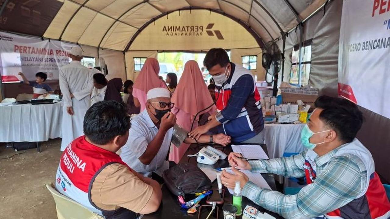 Pertamina Peduli Pidie Jaya: Posko Kesehatan Jadi Pusat Koordinasi Bantuan Pascabencana