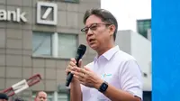 Menkes Budi Gunadi Sadikin Dalam Sambutan diacara Pekan Kesadaran Resistansi Antimiroba Sedunia 2024. (Dok Kemenkes)