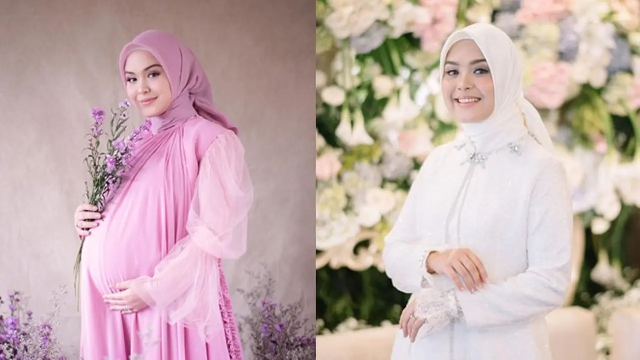 6 Potret Perubahan Wajah Vebby Palwinta Saat Hamil Tua, Jelang Melahirkan