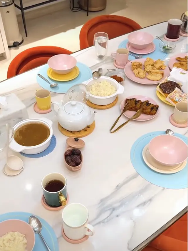 Ruang makan rumah Ayu Dewi (Foto: Instagram @mrsayudewi)