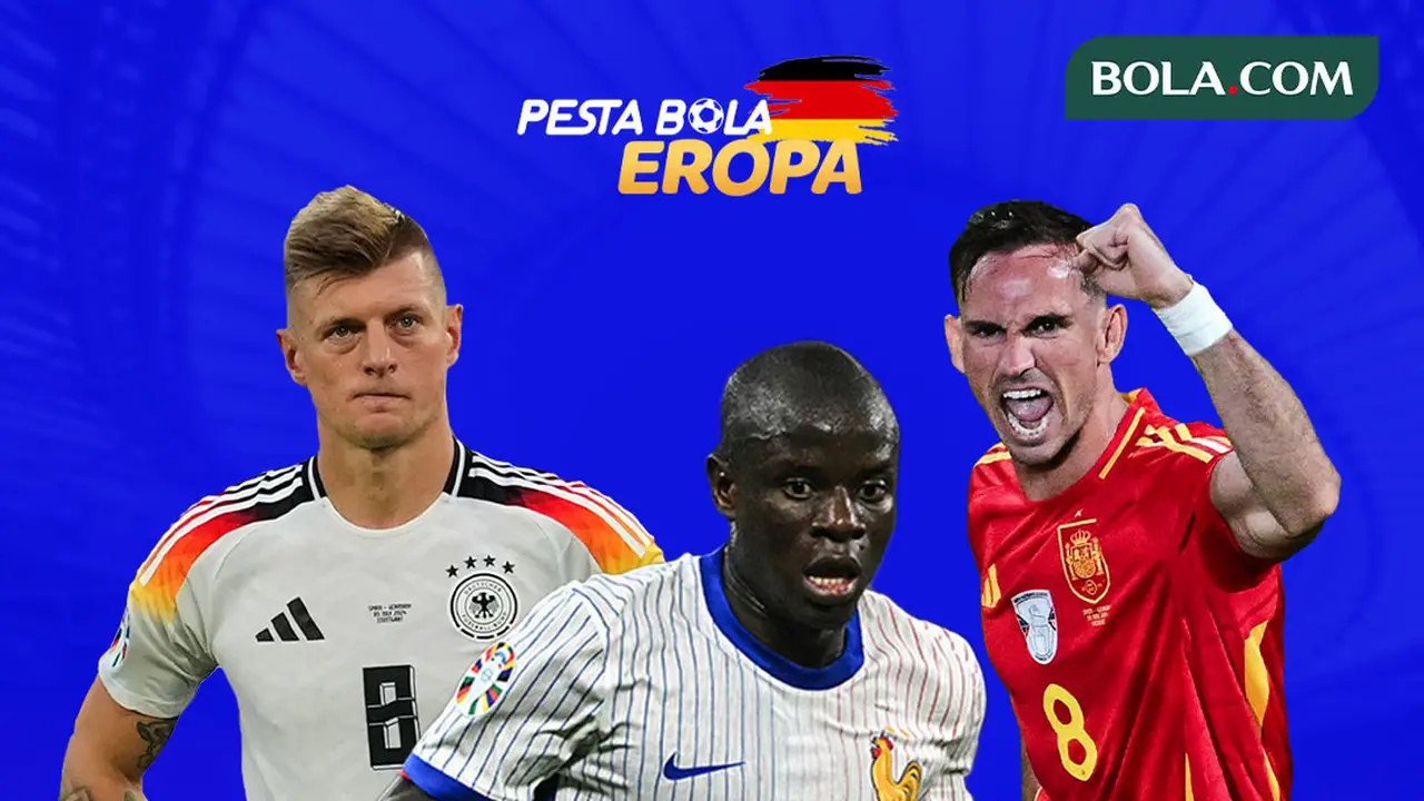 Euro 2024 - Toni Kroos, N'Golo Kante, Rabian Ruiz