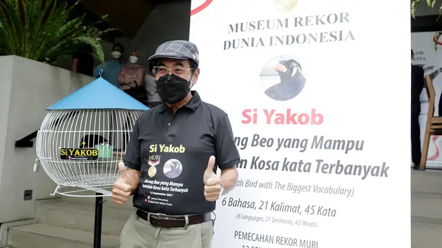 Beo Si Yakob meraih rekor MURI