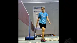 Peraih medali emas Sea Games Myanmar 2013, Bellaetrix Manuputty, menjadi salah satu andalan tim bulutangkis Indonesia yang akan berlaga di BWF World Championships 2014 di Kopenhagen, Denmark. (Liputan6.com/Miftahul Hayat)