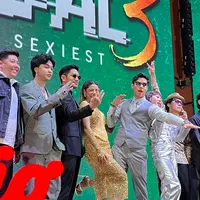 'Scandal 3' dari Vidio Original Series disambut dengan konferensi pers di Midaz Senayan Golf pada Kamis (10/01/2025) (Dok/Fimela.com/Rianti Fitri Wulandari)