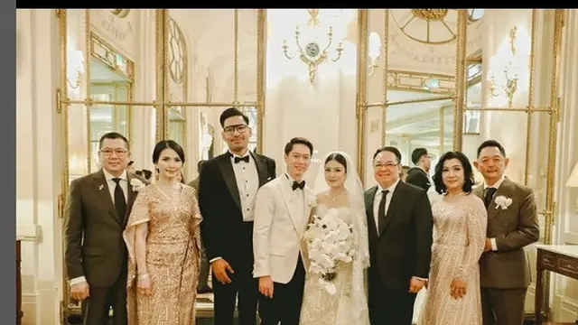Robby Purba jadi MC rangkaian acara pernikahan Kevin Sanjaya dan Valencia Tanoe (Foto:  @sylvianalim.photography via Instagram @robbypurba)