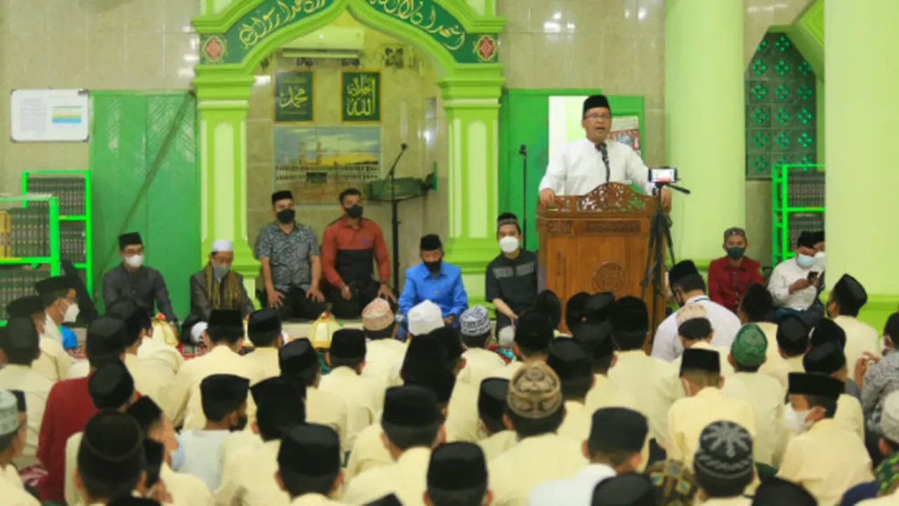 Danny Pomanto saat hadiri acara Maulid (Liputan6.com)