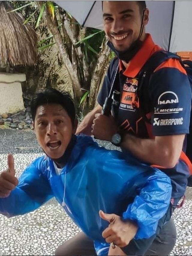 Risman dan Pembalap MotoGP Miguel Oliveira