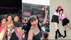 Foto kolase sederet artis Indonesia yang menonton konser Blackpink bertajuk "Born Pink" di Stadion GBK Jakarta. Para artis Indonesia gak kalah heboh menyambut konsernya Jennie dan kawan-kawan sejak hari pertama. (Instagram/ayutingting92/lucintaluna_manjalita/syahnazs)
