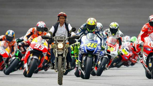Kocak Dan Menggelitik Meme Jokowi Naik Motor Trail Di Bekasi Citizen6 Liputan6 Com