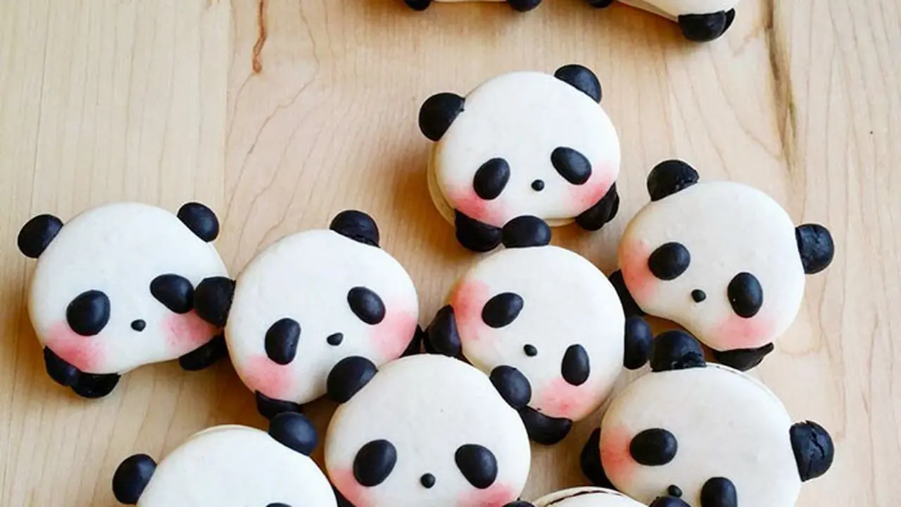 Macaron imut