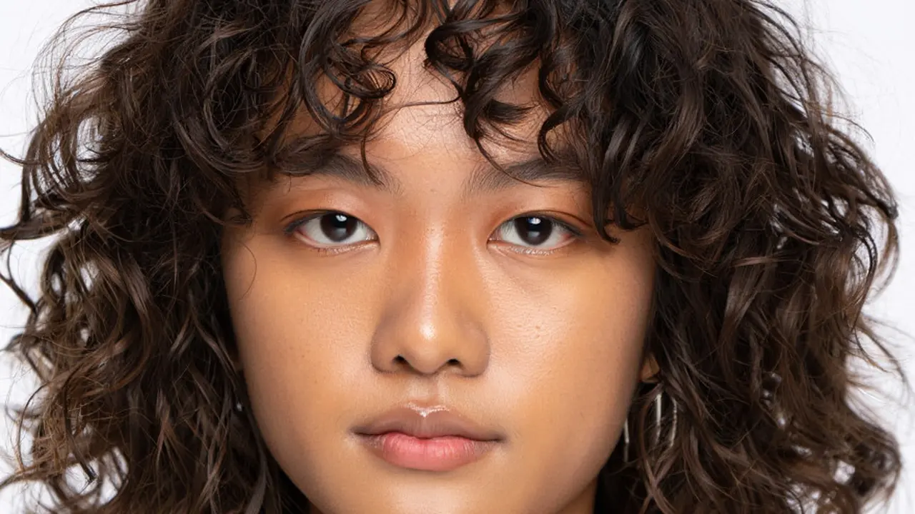 Rambut Pendek Ikal Wanita
