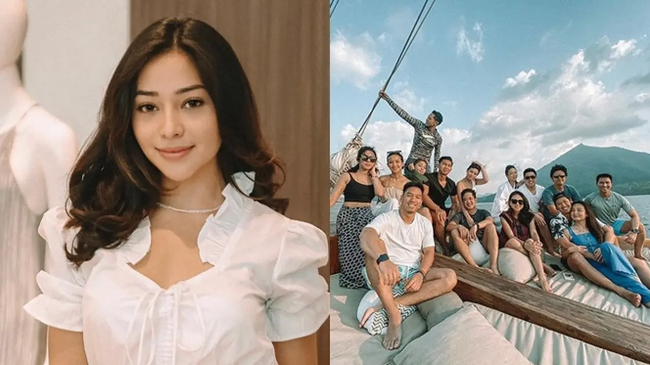 6 Potret Liburan Nikita Willy ke Banda, Nikmati Pemandangan dengan Kapal Mewah