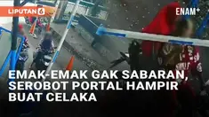 Insiden berikut ini perlu menjadi perhatian para pengendara motor. Seorang emak-emak nyaris membuat celaka ketika hendak melintasi portal parkiran. Berawal dari dirinya yang berhenti sejajar dengan emak-emak bermotor lain yang mengambil karcis di mes...