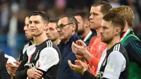 Juventus Keok di Piala Super Italia, Ronaldo Emoh Berlama-lama Pakai Medali Perak