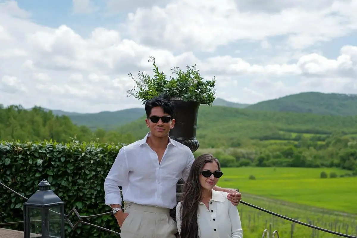 Gaya Old Money Anisha Rosnah dan Pangeran Mateen Saat di Italia, Pamer Tas Rp7 Miliar dengan Clean Outfit