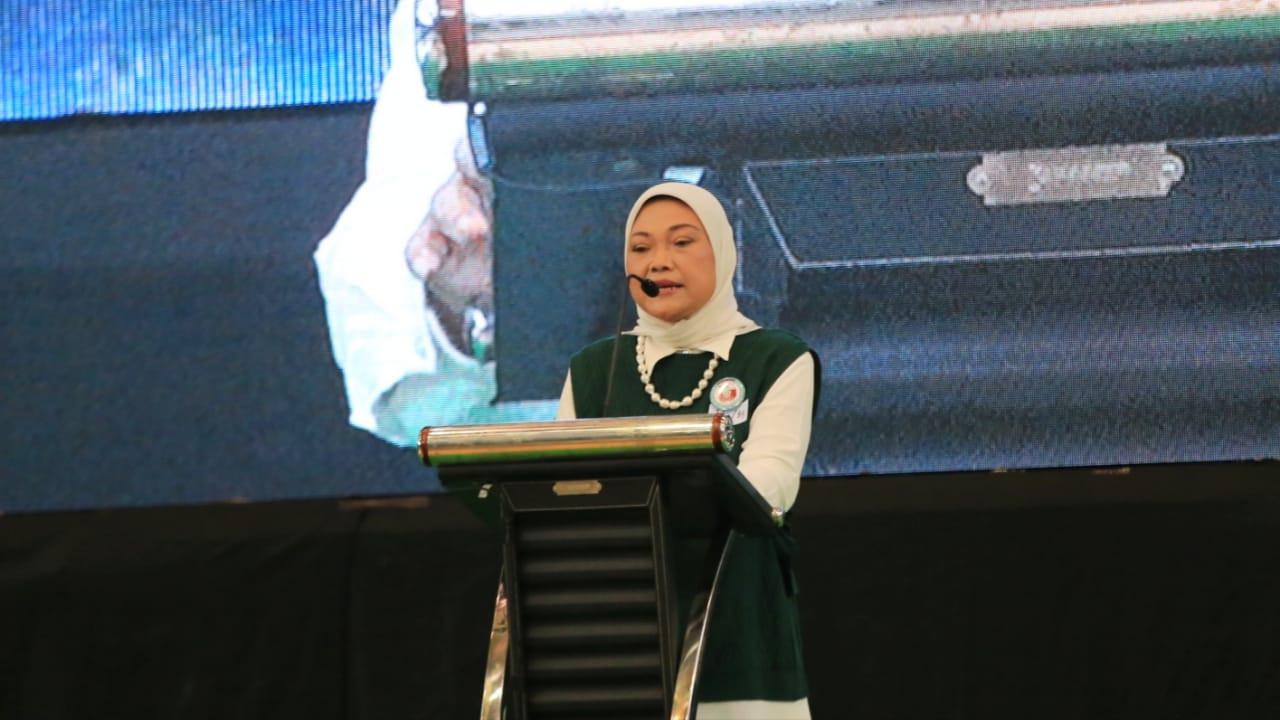 Menteri Ketenagakerjaan, Ida Fauziyah menyempatkan menghadiri Halal Bihalal MAFASH UIN Sunan Ampel Surabaya (Istimewa)