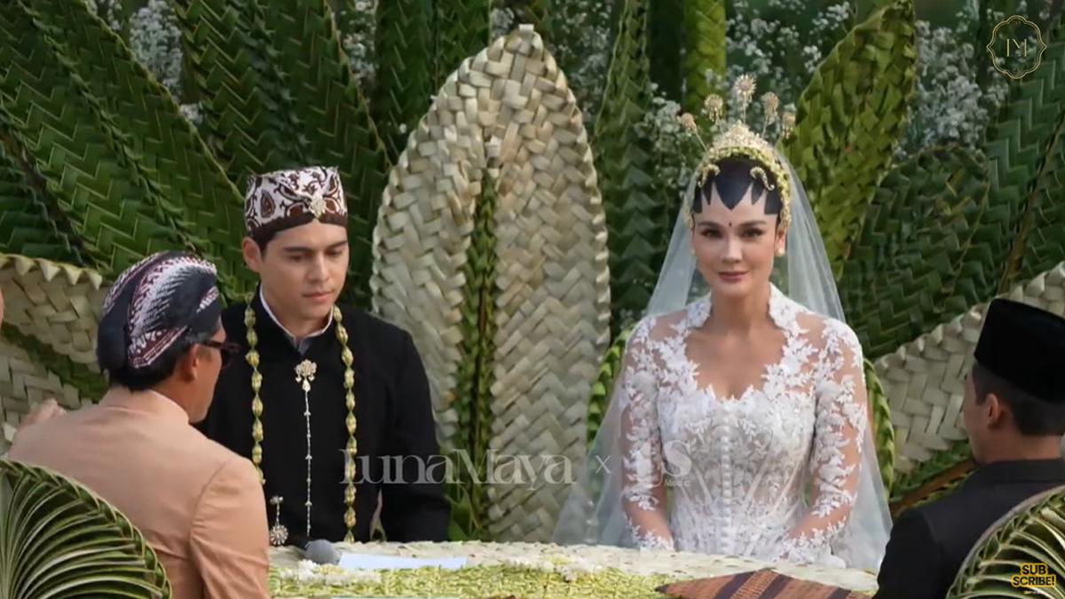 Sah, Luna Maya Resmi Dinikahi Maxime Bouttier dengan Maskawin Logam Mulia 7,5 Gram dan Uang 2.025 USD