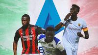 Serie A - Fikayo Tomori, Ronaldo Vieira, Tammy Abraham (Bola.com/Adreanus Titus)