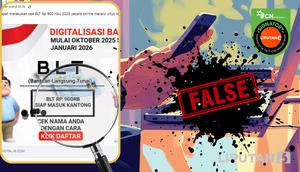 Penelusuran  klaim link situs resmi Kemensos cek BLT periode Oktober 2025-Januari 2026.