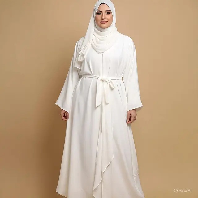 Model Gamis untuk Orang Gemuk Biar Kelihatan Langsing
