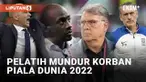 Babak 16 besar Piala Dunia 2022 Qatar telah usai. Sejumlah pelatih mundur usai bawa tim melangkah lebih jauh ke ajang 4 tahunan ini. Pelatih Belgia Roberto Martinez mundur usai gagal di babak grup.