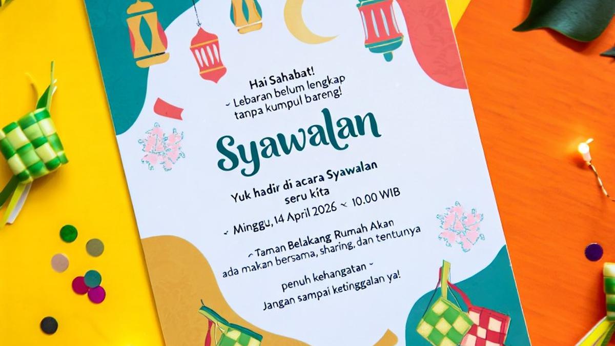 7 Undangan Syawalan yang Menarik dan Berkesan untuk Acara Halalbihalal 2026