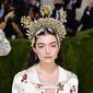 Lorde menghadiri Gala Met 2021 di Metropolitan Museum of Art di New York, Amerika Serikat, 13 September 2021. (ANGELA WEISS/AFP)