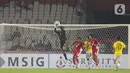 Indonesia mendominasi 85 persen penguasaan bola. Sementara, Brunei Darussalam hanya 15 persen. (Liputan6.com/Helmi Fithriansyah)