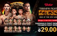 Triumph Fight Genesis: Combat Sports Muay Thai Terbesar di Indonesia Hanya di Vidio