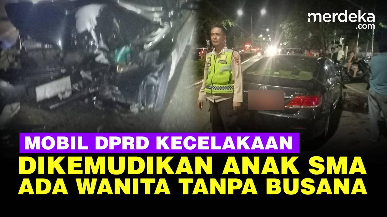 VIDEO: Mobil DPRD Jambi Kecelakaan, Dikemudikan Anak SMA Ada Perempuan Tanpa Busana