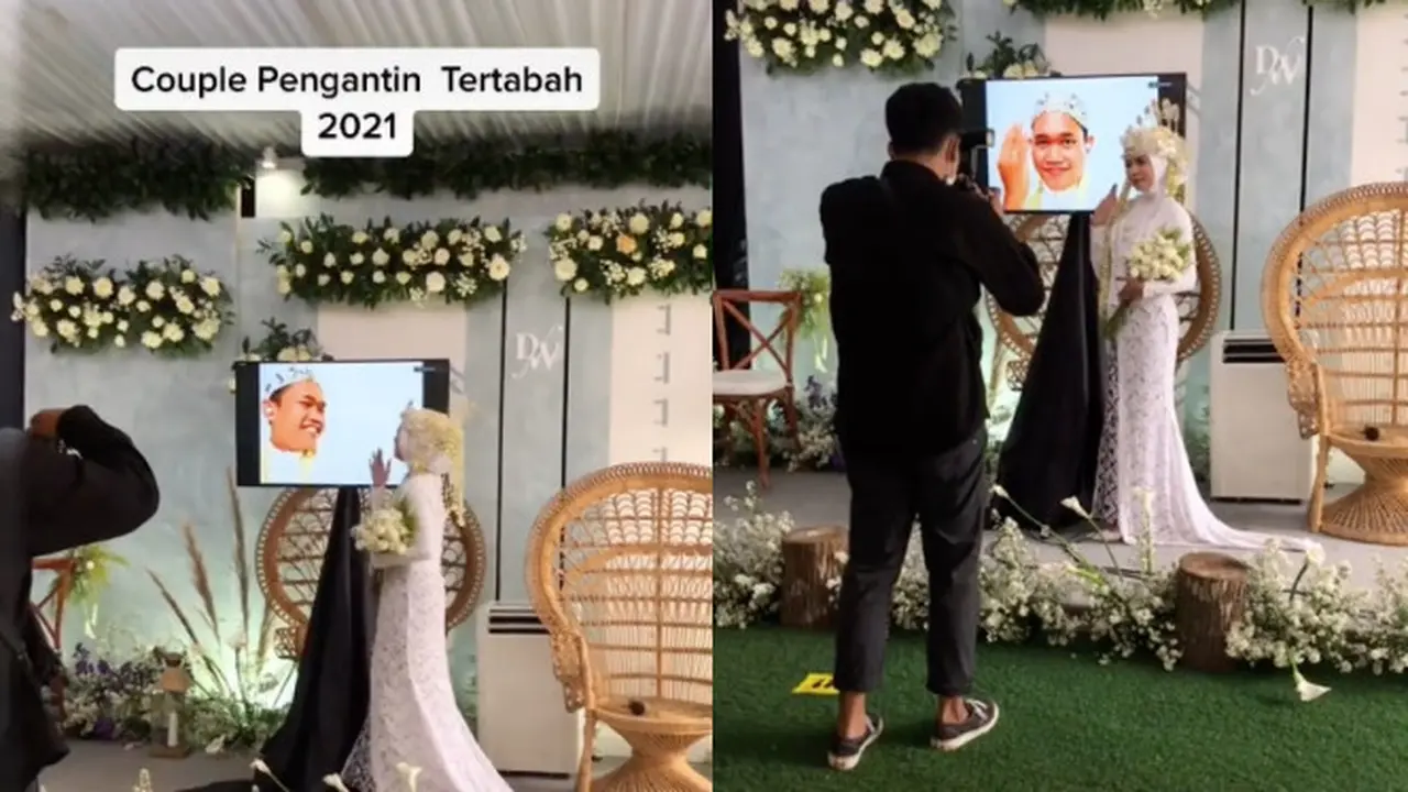 Viral Ijab Kobul Digelar Secara Virtual karena Mempelai Pria Positif Covid-19, Bikin Haru