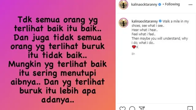 Kalina Ocktaranny (Foto: Instagram/@kalinaocktaranny)