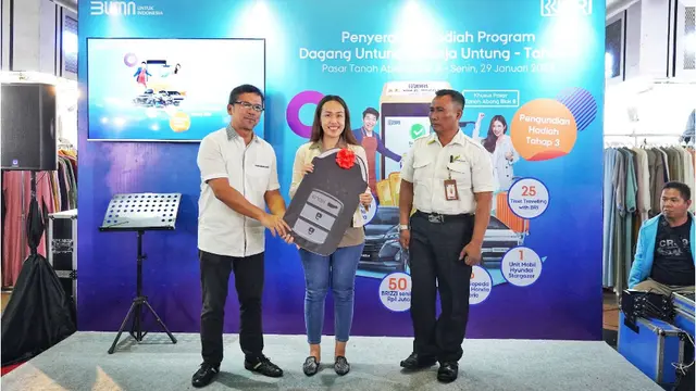 Gara-Gara Bertransaksi Pakai Pakai EDC BRI dan QRIS BRI, Pedagang dan Pembeli di Tanah Abang Ini Ketiban Rezeki