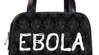 Penyebaran kepedulian penyakit Ebola disalurkan lewat fesyen.