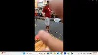 Viral preman ngamuk ke pedagang sayur di Bekasi. (Foto: Istimewa)