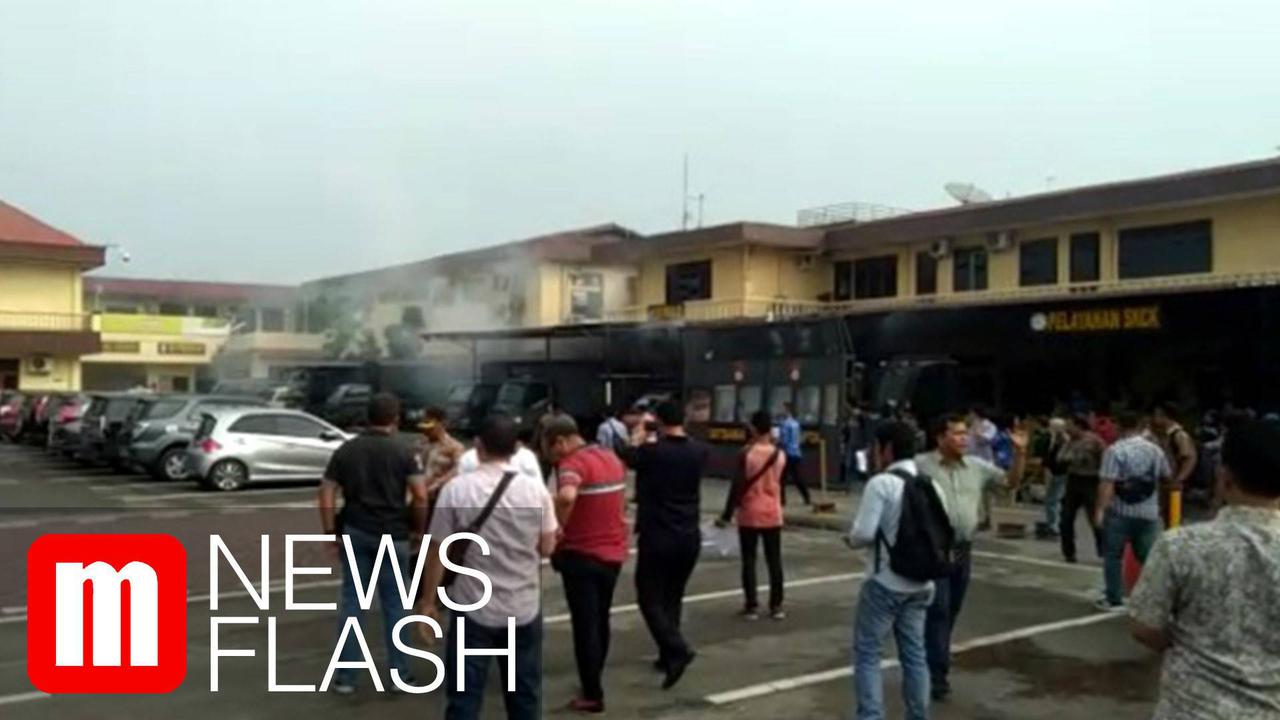 VIDEO: Bom Meledak di Tempat Urus SKCK Polrestabes Medan