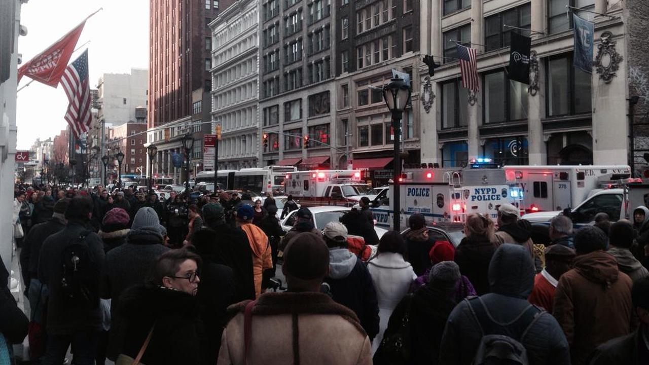 Lokasi penembakan di toko di Manhattan, Amerika Serikat. (USA Today)