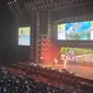 Konser Sehun dan Chanyeol di Beach City International Stadium, Jakarta Utara , Sabtu (4/2/2023).