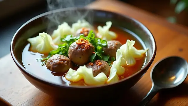 Resep Sawi Putih Bakso