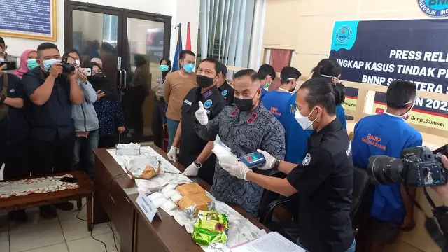 Modus Jaringan Antarprovinsi Edarkan Narkoba di Sumsel