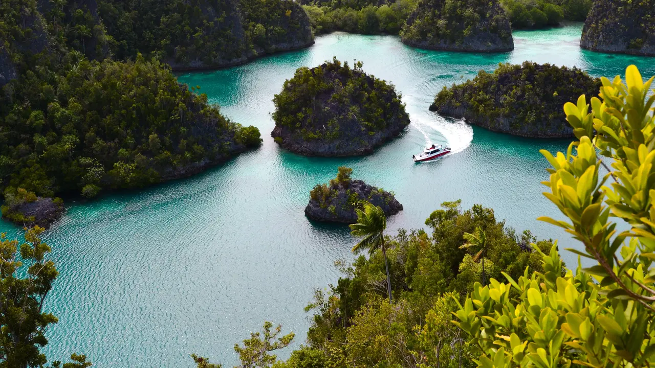 Ilustrasi Raja Ampat, objek wisata di Papua
