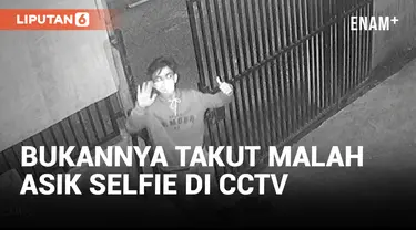 Nyeleneh! Curanmor di Bengkulu Asyik Selfie Depan CCTV