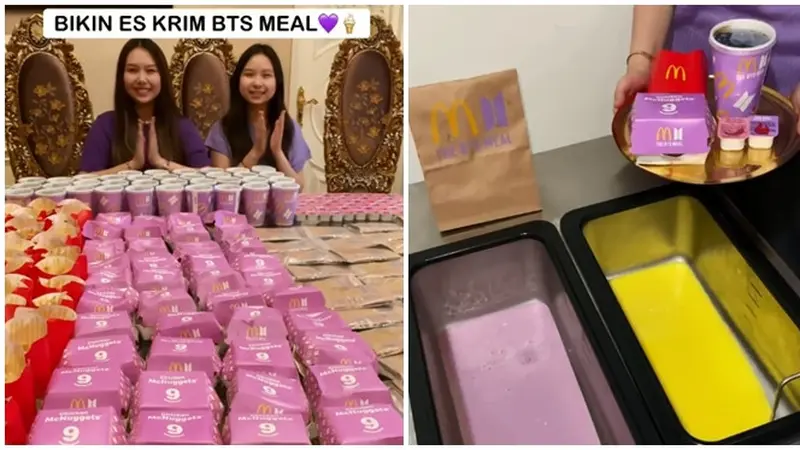 Sisca Kohl Bikin Es Krim BTS Meal, Blender Nugget dan Kentang Goreng