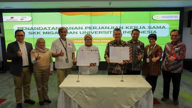 SKK Migas menggandeng Universitas Indonesia untuk meningkatkan kemampuan sumber daya manusia (SDM) di industri hulu migas. (Dok SKK Migas)