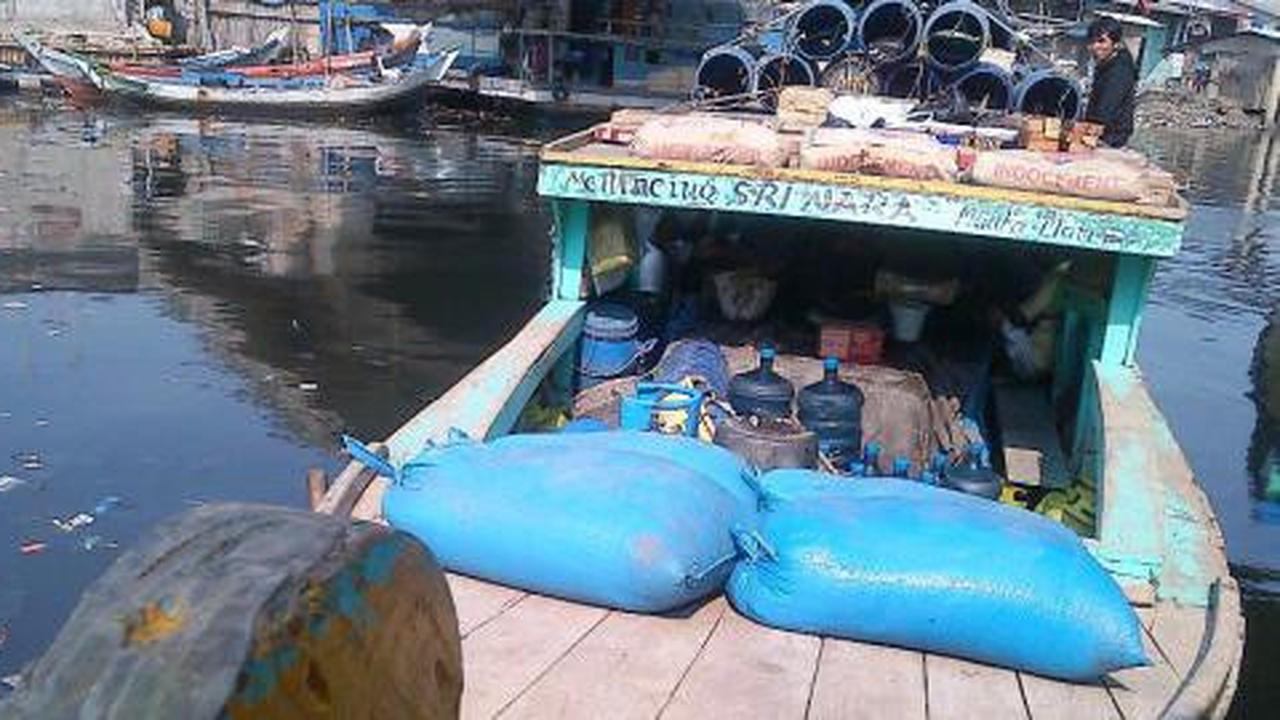 Mudik murah meriah warga Cilincing dengan perahu motor